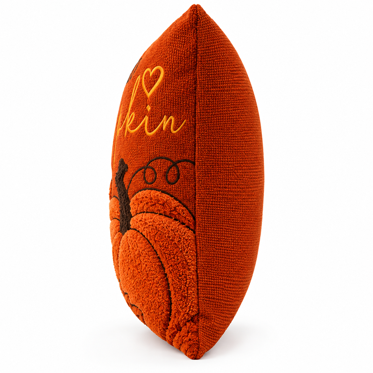 Hello Pumpkin Fall Embroidered Throw Pillow Cover – Autumn Harvest Décor- pack of 2