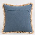 Botanical Haven Hand Block Printed Cotton Cushion Cover