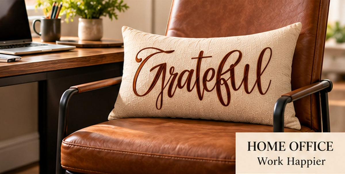 Grateful Autumn Lumbar Pillow Cover – Fall Decorative Accent Cushion– Pack of 2