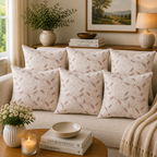 Honeyvine brown Cushion Cover