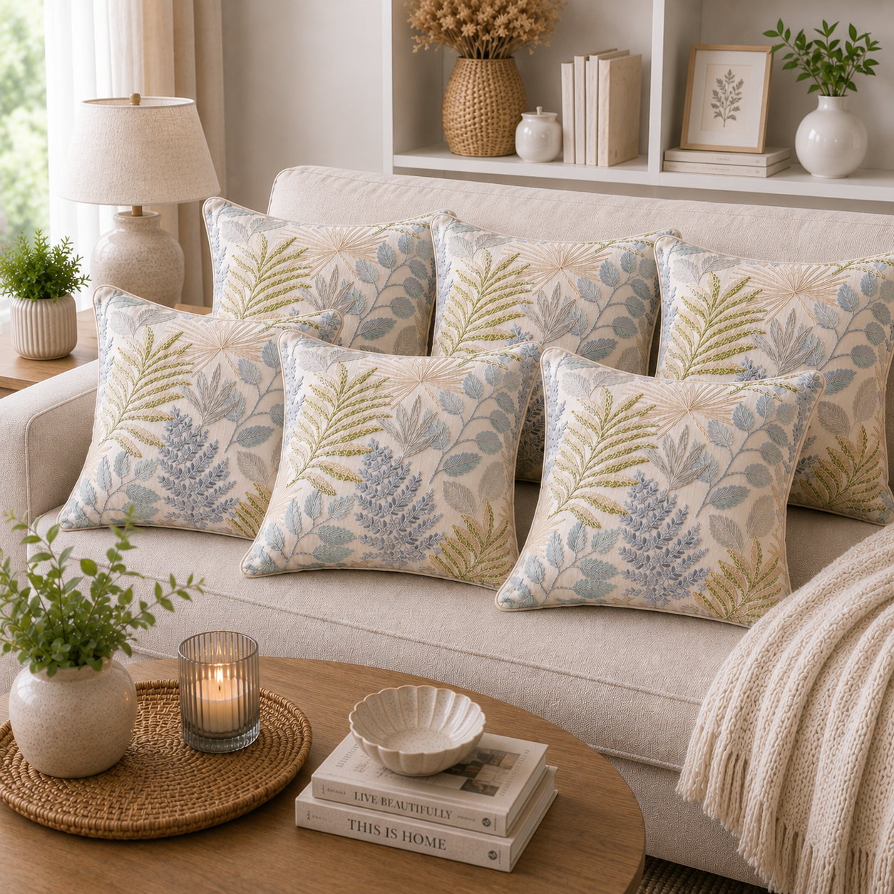 Versailles Leaf Tapestry Cushion Cover