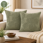 Sculpted Petals Handwoven Cushion Cover