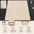 Ivory Elegance Bath Rug
