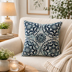 Royal Tapestry Cotton Cushion Covers – Handwoven Indian Design