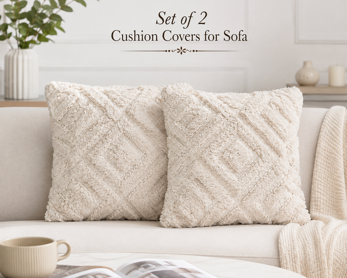 Diamond Drift Tufted Cushion Cover