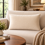 Artisan Weave Handwoven Cotton Throw Pillow Cover