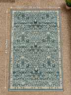 Vintage Meadow Teal Rug