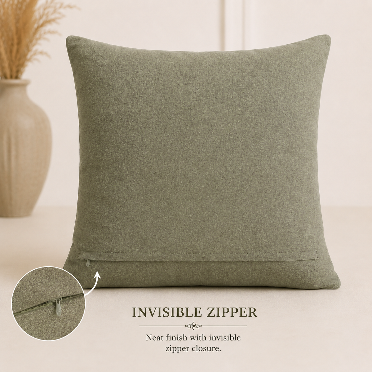 Sculpted Petals Handwoven Cushion Cover