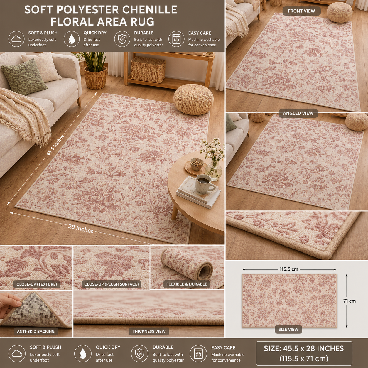 Floral Charm Area Rug