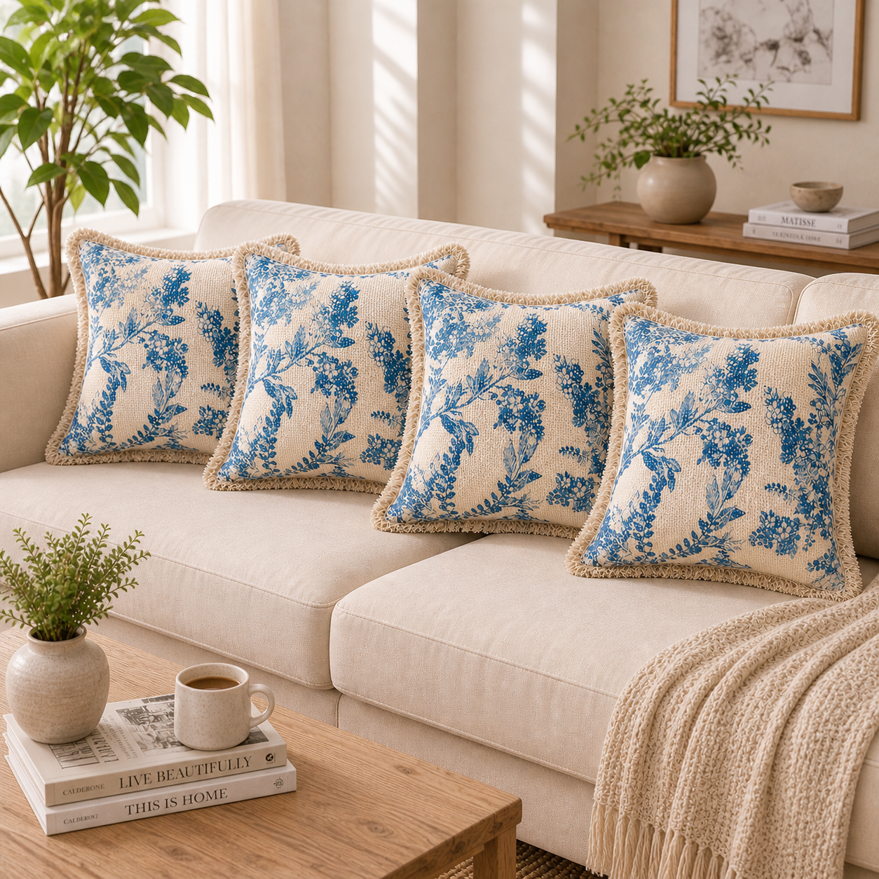 Botanical Haven Cushion Cushion Cover