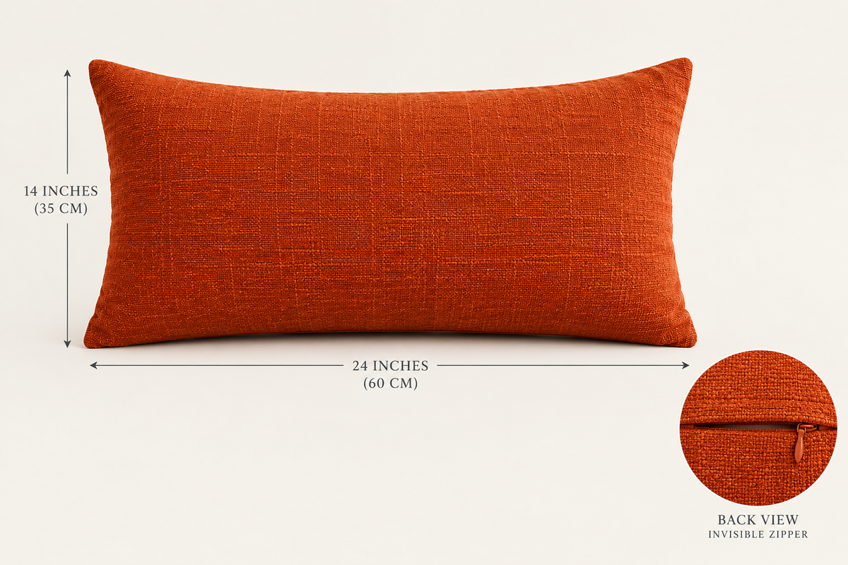 Hello Pumpkin Fall Harvest Cushion Cover – Autumn Decorative Accent Pillow– Pack of 2