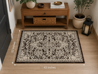 Royal Mocha Damask Rug