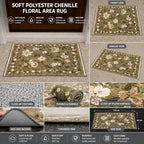Antique Meadow Olive Rug