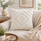 Artisan Tufted Cotton Cushion Covers