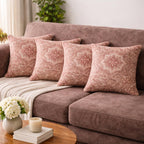 Scarlet Heritage Rug Cushion Cover