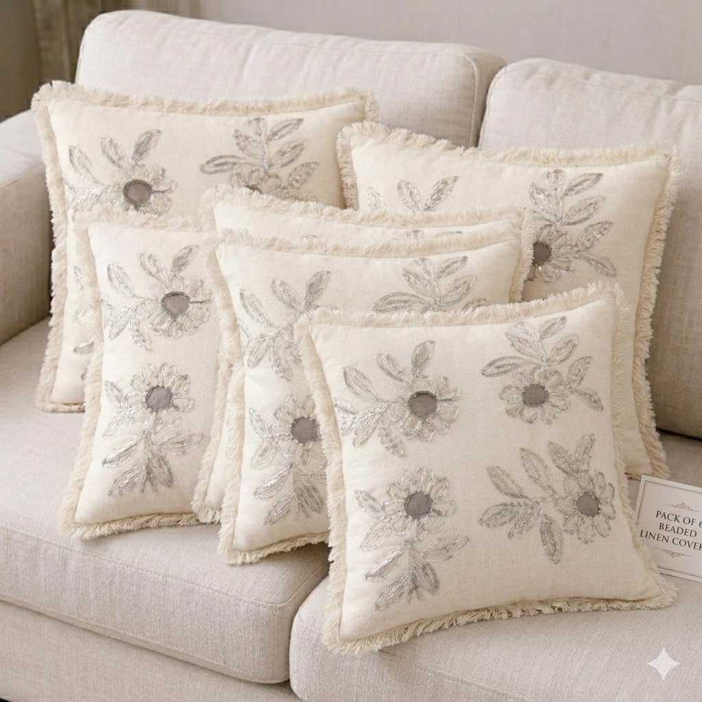 Whispering Petals Cushion Cover