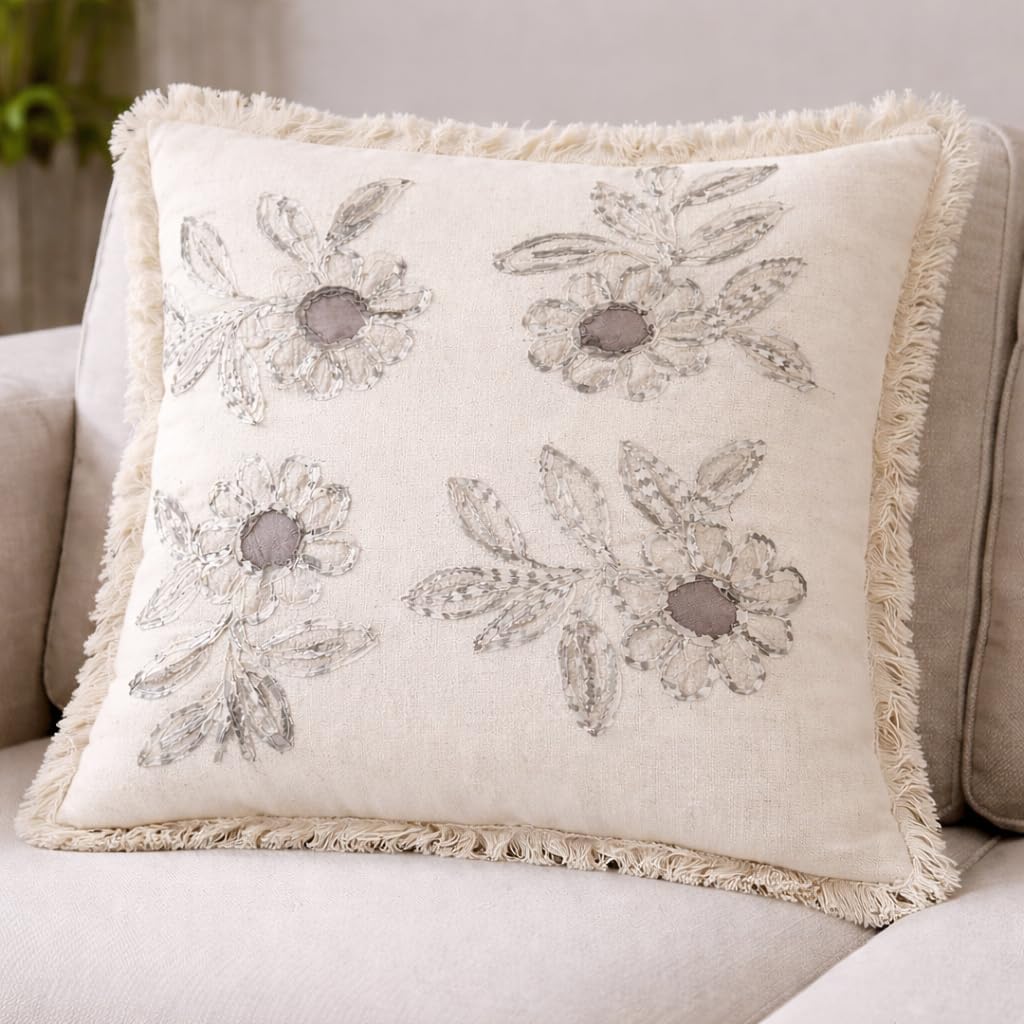 Whispering Petals Cushion Cover