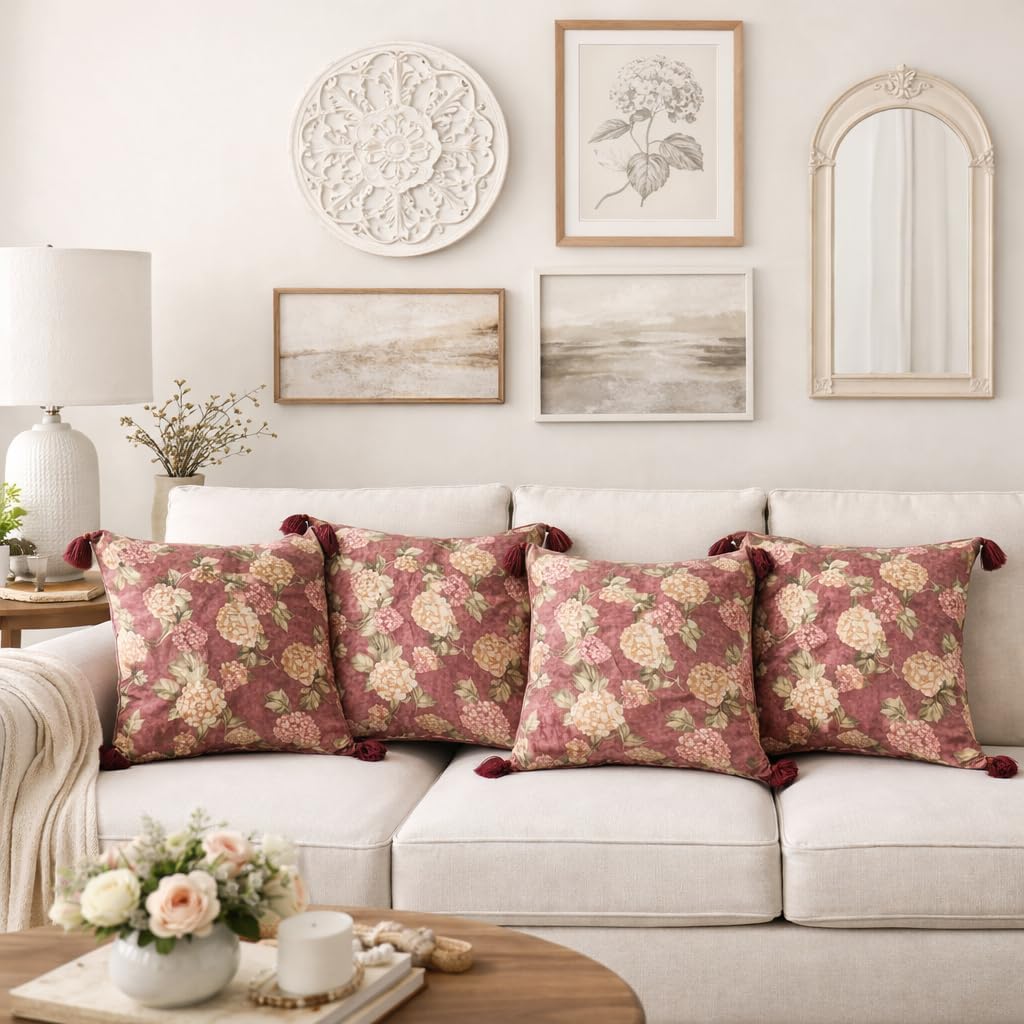 Maison Floré – Cocoa Shimmer Cushion Cover