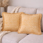 Sunstone Fringe Accent Cushion Cover