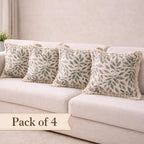 Forest Whisper Organic Cotton Slub Cushion Cover