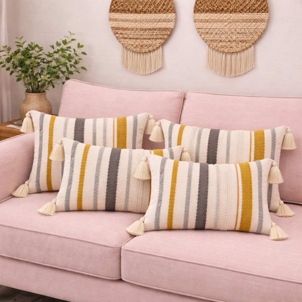 Golden Soil Strip Cushion