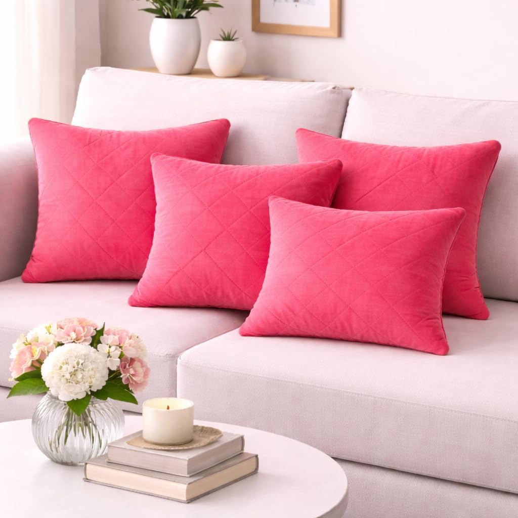 Burnished Amber Geo Velvet Cushion Cover