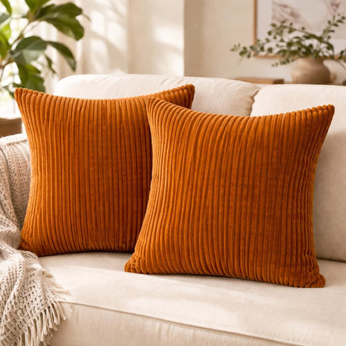 Terra Luxe Corded Velvet Cushion Cover