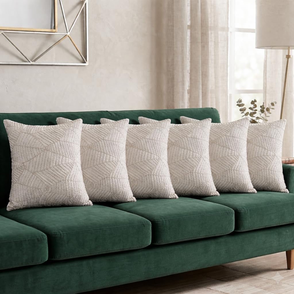 Elysian Silver Crest Cushion Cover