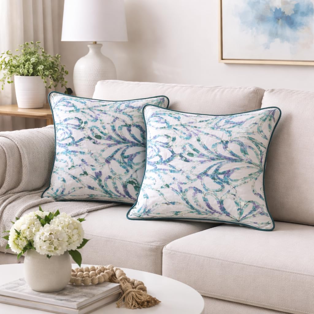 Coral Mist Cushion Blue