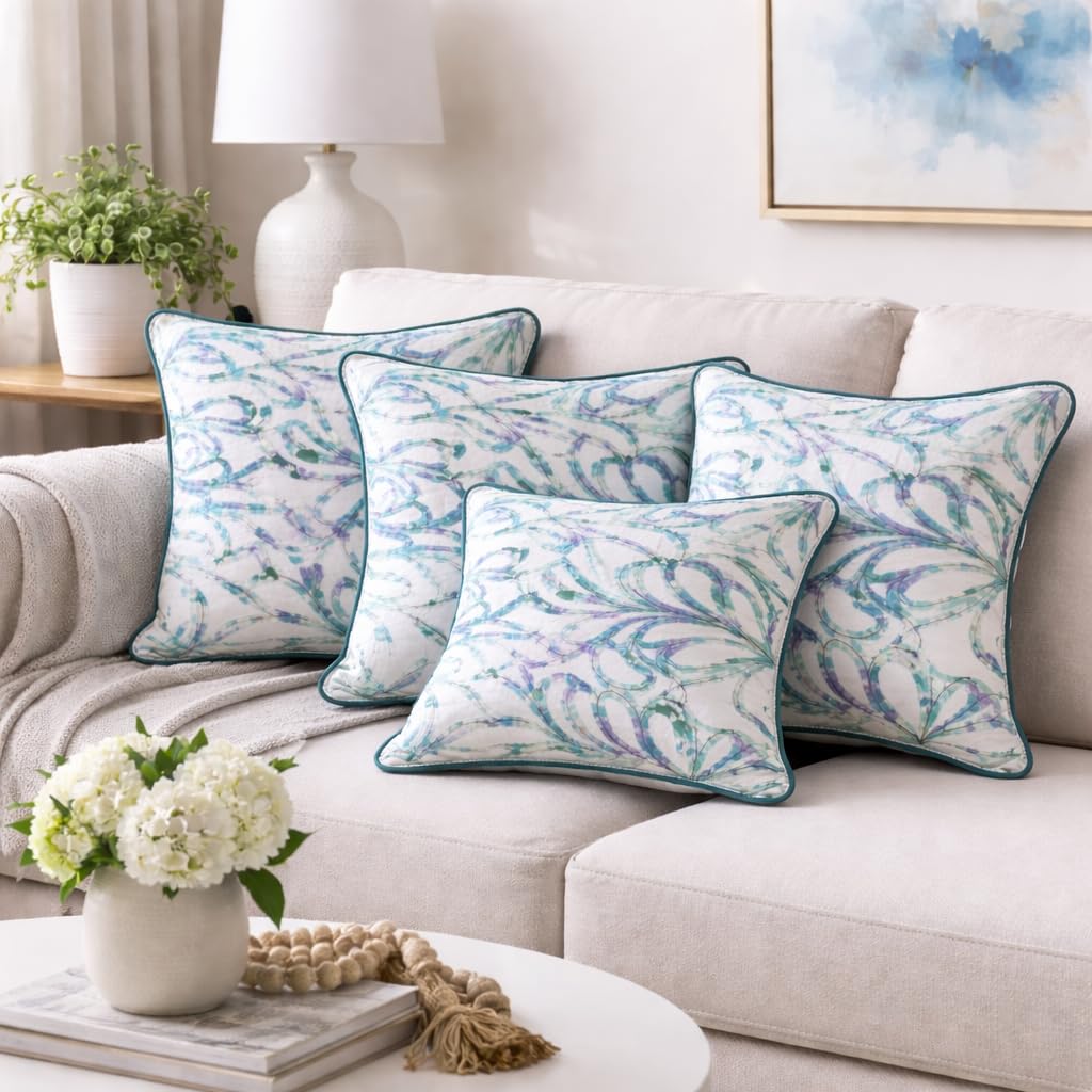Coral Mist Cushion Blue