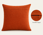 Hello Pumpkin Fall Harvest Cushion Cover – Autumn Decorative Accent Pillow– Pack of 2
