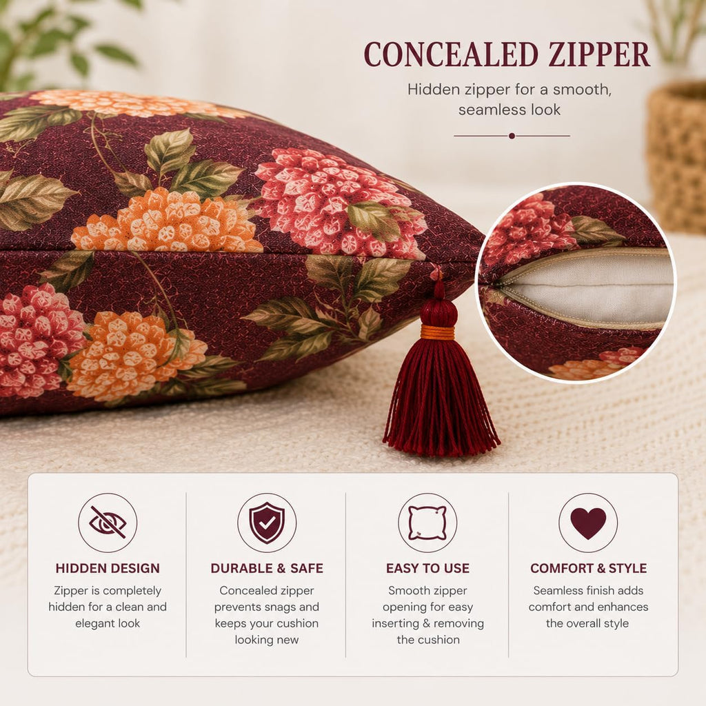 Maison Floré – Cocoa Shimmer Cushion Cover