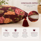 Maison Floré – Cocoa Shimmer Cushion Cover