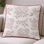 Scarlet Blossom Charm  Cushion Cover