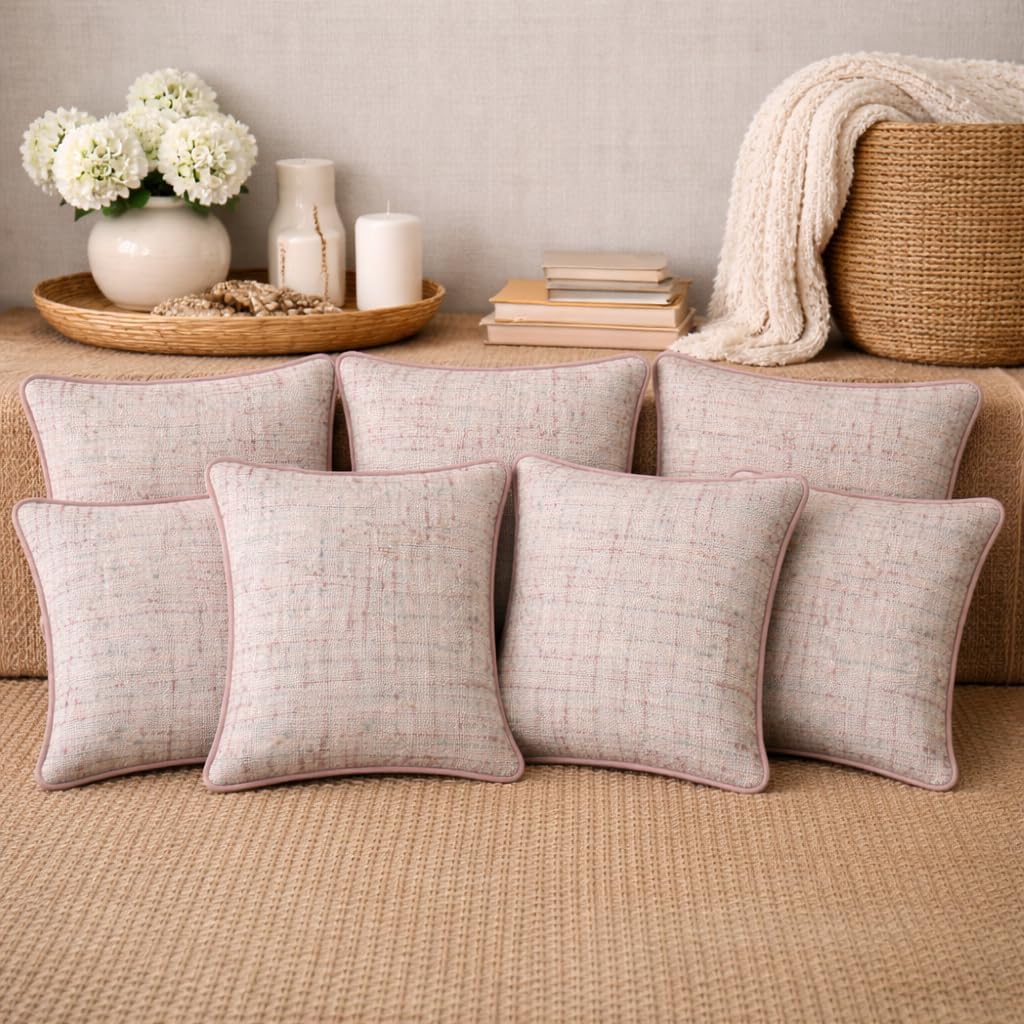 Velora Pastel Weave Cushion Cover