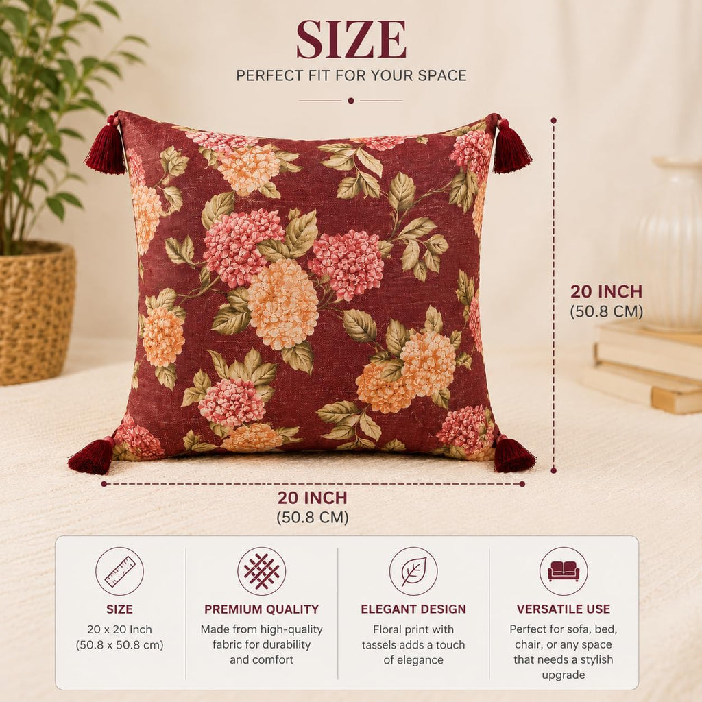 Maison Floré – Cocoa Shimmer Cushion Cover