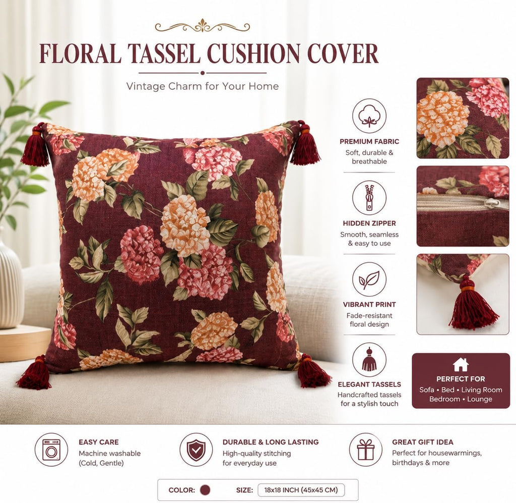 Maison Floré – Cocoa Shimmer Cushion Cover