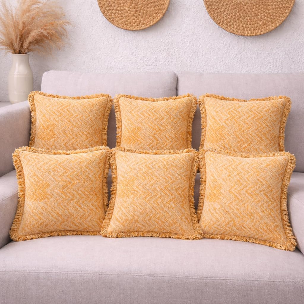 Sunstone Fringe Accent Cushion Cover