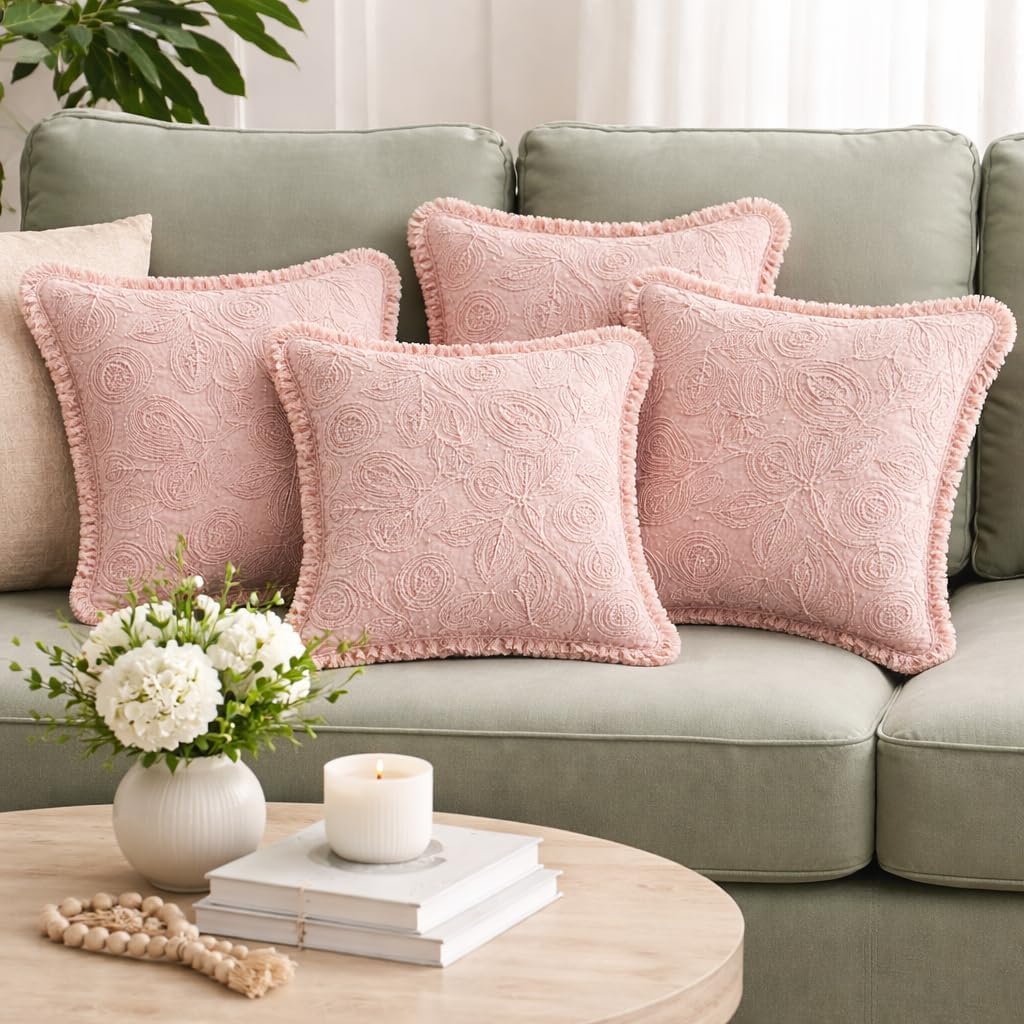 Lumi Blush Cushion Cover