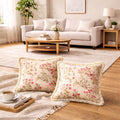 Soft Bloom Fringe Cushion Cover