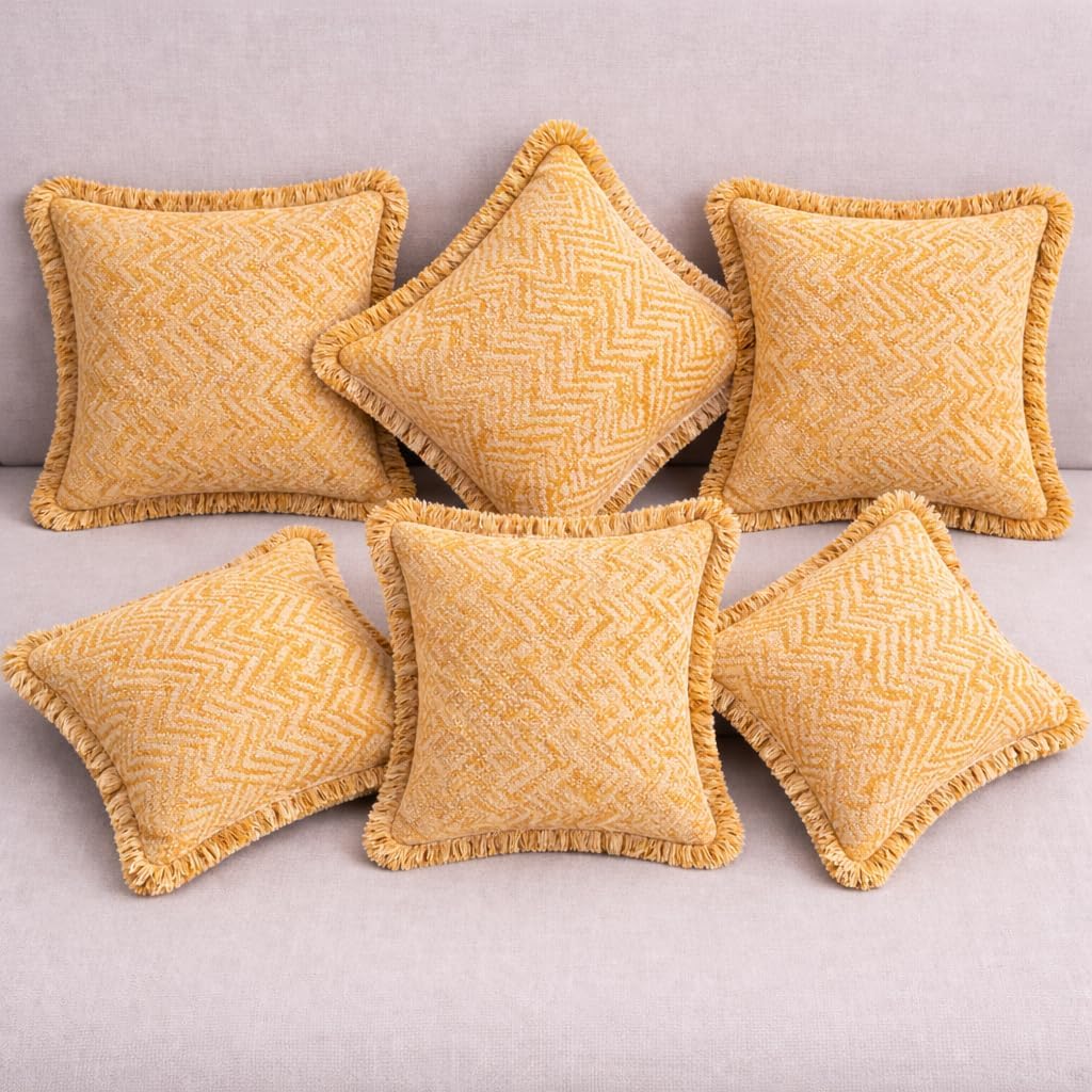 Sunstone Fringe Accent Cushion Cover