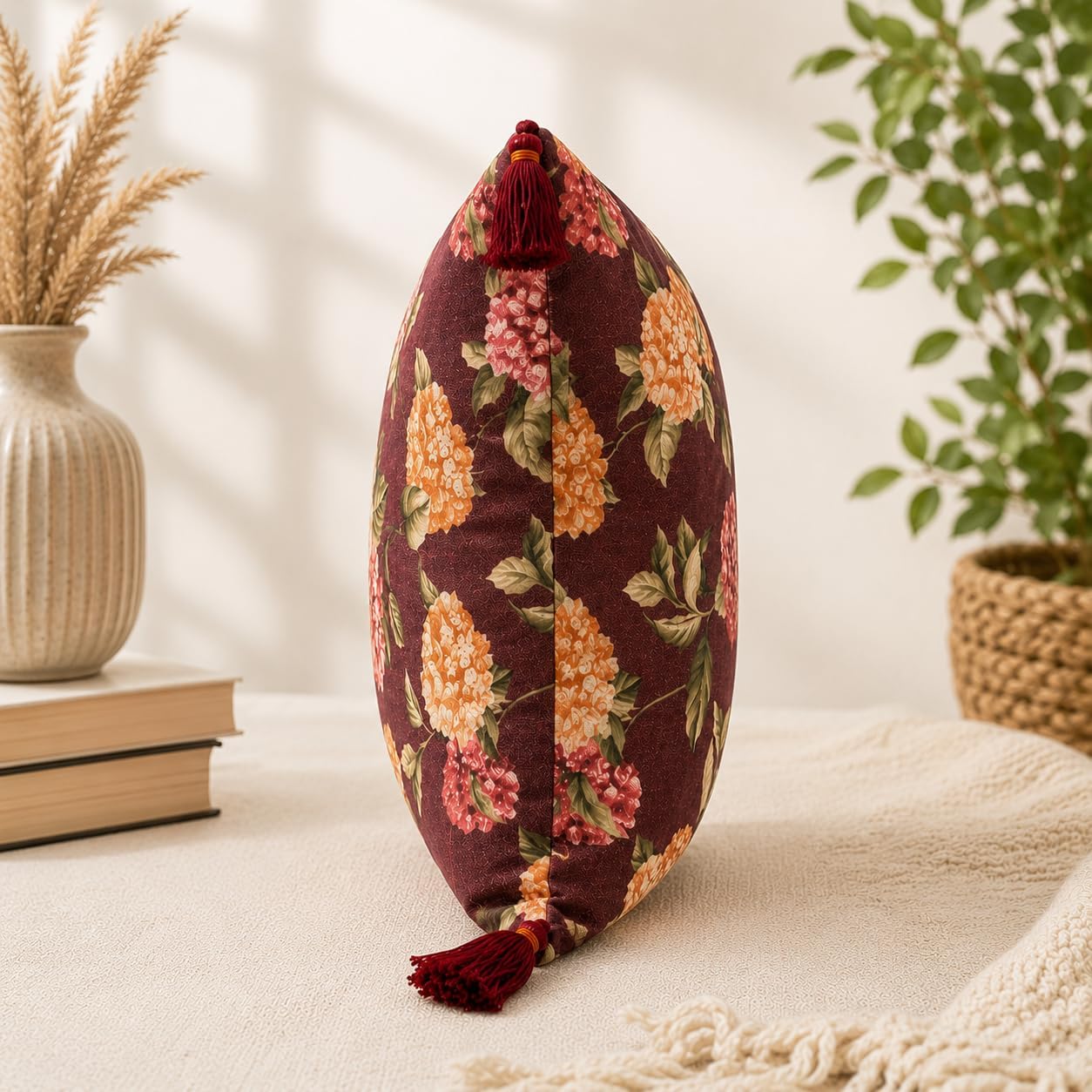 Maison Floré – Cocoa Shimmer Cushion Cover