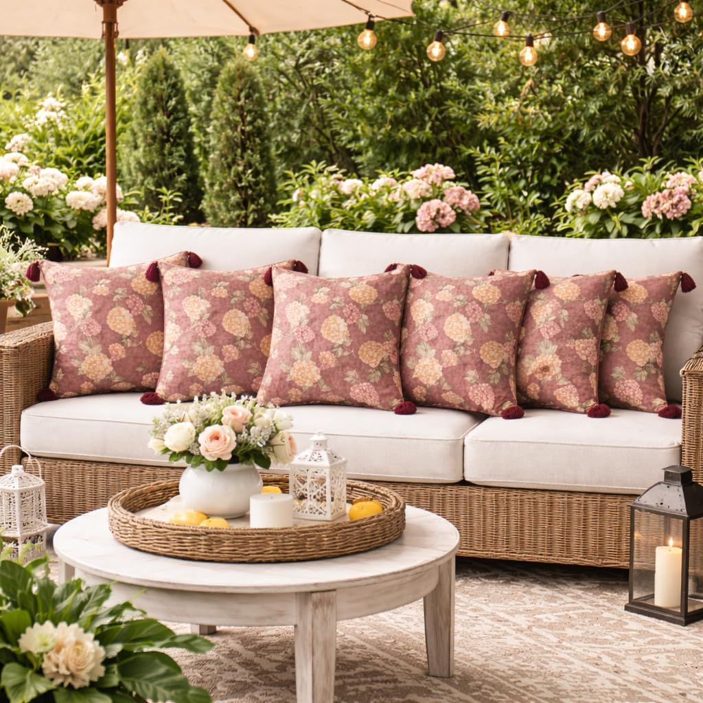 Maison Floré – Cocoa Shimmer Cushion Cover