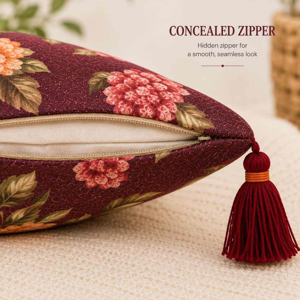 Maison Floré – Cocoa Shimmer Cushion Cover