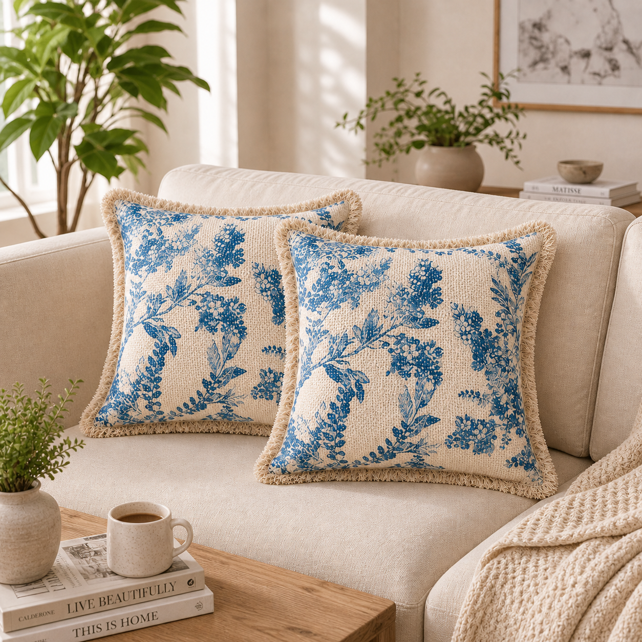 Botanical Haven Cushion Cushion Cover