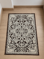 Royal Mocha Damask Rug