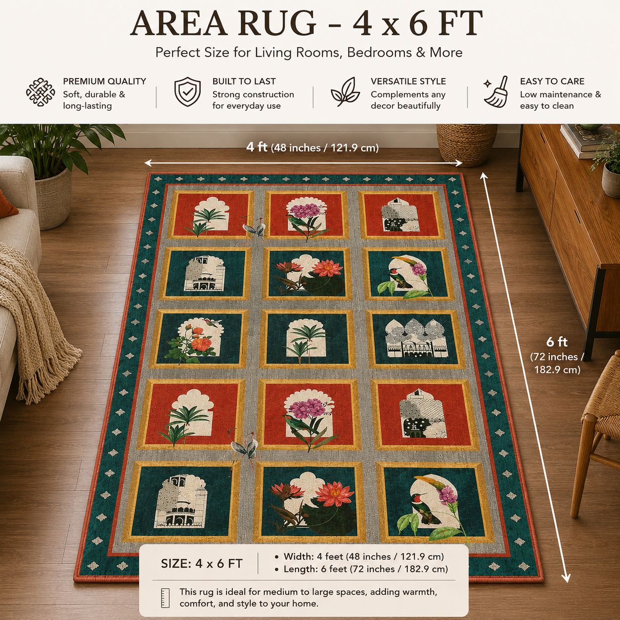 Royal Jharokha Heritage Rug