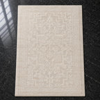 Ivory Elegance Bath Rug