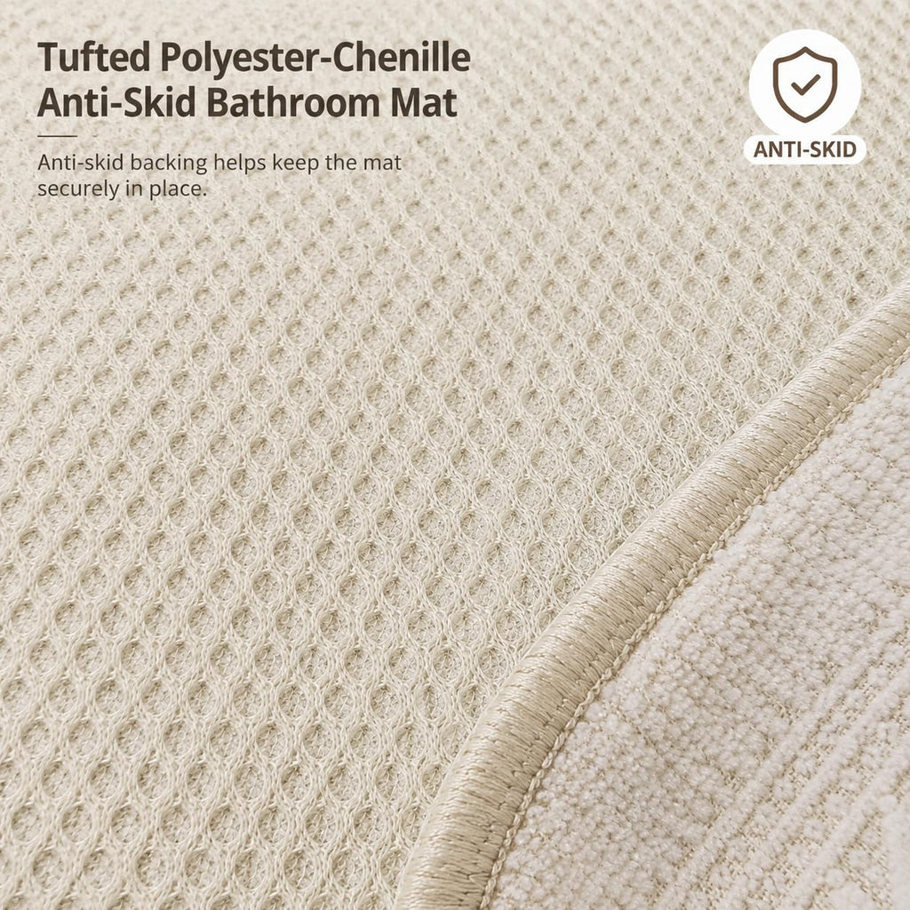 Ivory Elegance Bath Rug