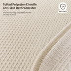 Ivory Elegance Bath Rug